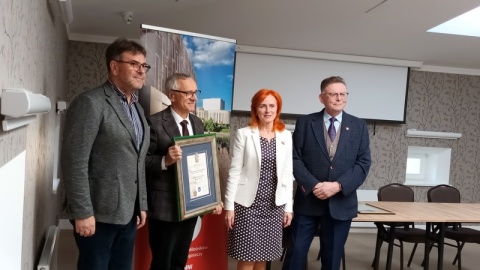 Stanisław Drzewiecki, prezes Miejskich Wodociągów i Kanalizacji w Bydgoszczy, otrzymał tytuł Bydgoszczanina Roku 2024. Nagrodę przyznaje corocznie Towarzystwo Miłośników Miasta Bydgoszczy./fot. Marta Kocoń