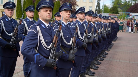 36 nowych policjantów z naszego regionu złożyło ślubowanie/fot: KWP w Bydgoszczy
