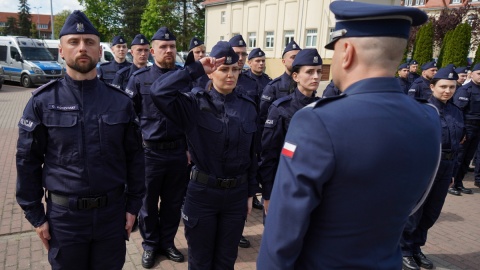 36 nowych policjantów z naszego regionu złożyło ślubowanie/fot: KWP w Bydgoszczy