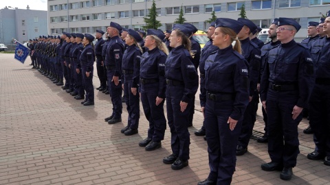 36 nowych policjantów z naszego regionu złożyło ślubowanie/fot: KWP w Bydgoszczy