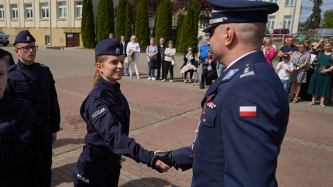 36 nowych policjantów z naszego regionu złożyło ślubowanie/fot: KWP w Bydgoszczy