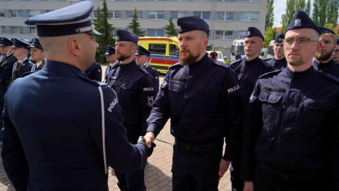 36 nowych policjantów z naszego regionu złożyło ślubowanie/fot: KWP w Bydgoszczy