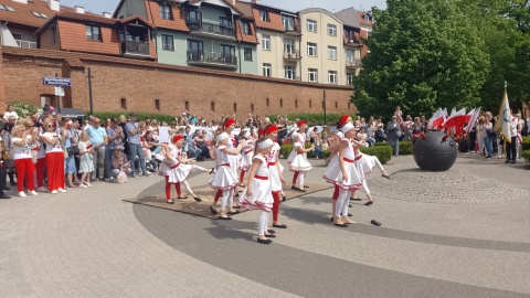 Uroczystości z okazji Dnia Flagi w Toruniu/fot. Michał Zaręba