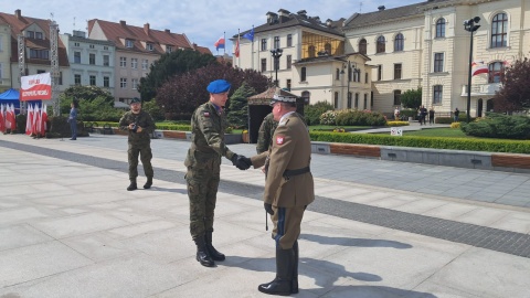 Uroczystość z okazji Dnia Flagi w Bydgoszczy/fot. Damian Klich