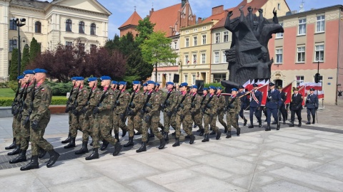 Uroczystość z okazji Dnia Flagi w Bydgoszczy/fot. Damian Klich