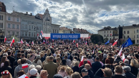Rafał Trzaskowski przyjechał na spotkanie do Bydgoszczy/fot: Izabela Langner