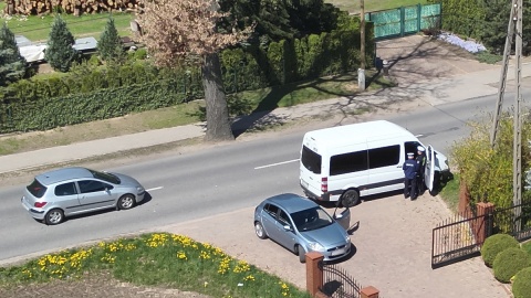 Tak wyglądąła akcja policji z wykorzystaniem drona. / KPP w Świeciu