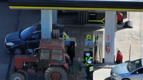 Tak wyglądąła akcja policji z wykorzystaniem drona. / KPP w Świeciu