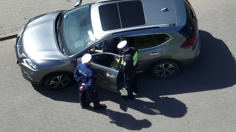 Tak wyglądąła akcja policji z wykorzystaniem drona. / KPP w Świeciu