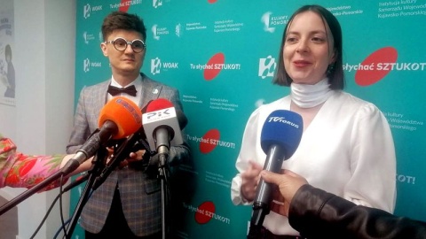 Łukasz Wudarski i Katarzyna Pągowska - szefostwo WOAK-u/fot. Iwona Muszytowska-Rzeszotek