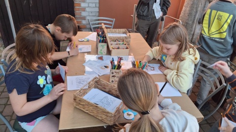 Piknik z okazji Święta Pszczół zorganizowano dzisiaj na dziedzińcu Tucholskiego Parku Krajobrazowego/fot. Marcin Doliński