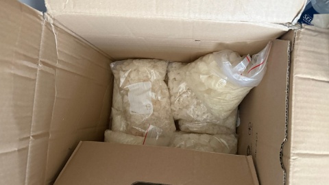 Policjanci z Chełmna zatrzymali dwóch mężczyzn i przejęli 50 kg narkotyków o czarnorynkowej wartości około 2 mln zł/fot. KWP Bydgoszcz