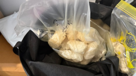 Policjanci z Chełmna zatrzymali dwóch mężczyzn i przejęli 50 kg narkotyków o czarnorynkowej wartości około 2 mln zł/fot. KWP Bydgoszcz