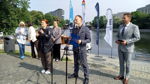 Parada łodzi, koncerty, mapping, strefa wodnych atrakcji, spotkania z podróżnikami, warsztaty, pokazy - to wszystko już w najbliższy weekend (14-15 czerwca) podczas Steru na Bydgoszcz. Przedstawiciele ratusza zapowiadają atrakcje/fot. Tatiana Adonis