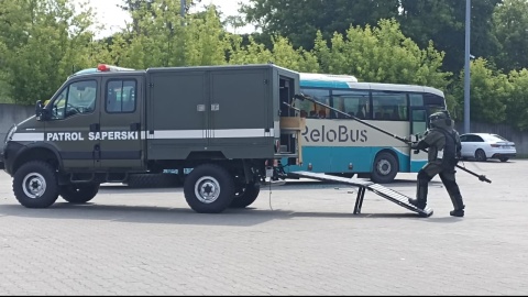 Atak uzbrojonych napastników na dworcu autobusowym. Służby ćwiczyły w Toruniu/fot. Monika Kaczyńska
