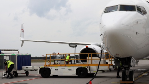 Nowy turecki przewoźnik będzie latał z Bydgoszczy do Antalyi. To oznacza więcej połączeń lotniczych z bydgoskiego portu do tzw. Riwiery Tureckiej. Inauguracyjny rejs wystartował we wtorek po południu/fot. Tatiana Adonis