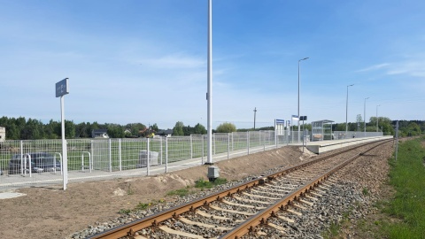 Przystanek kolejowy w Dąbrowie Chełmińskiej kosztował blisko 1,7 miliona złotych. Pasażerowie skorzystają z niego już 15 czerwca/fot. Jacek Gackowski, PKP PLK