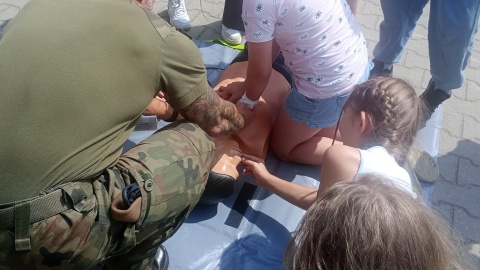 „Edukacja z wojskiem” w Bydgoszczy/fot. Wiktor Sobociński