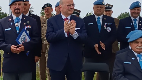 Uroczystość nadania rondu imienia Weteranów Misji Pokojowych ONZ w Grudziądzu/fot. Marcin Doliński