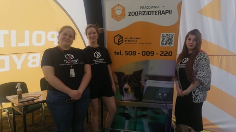 W Myślęcinku nie brakowało atrakcji dla czworonogów. Psiaki i ich opiekunowie mogli poznać pracę zoofizjoterapeuty, czy wysłuchać porad ekspertów/fot: Monika Siwak