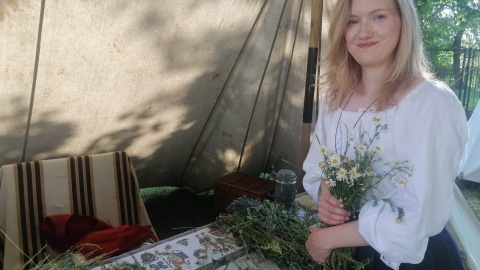 Podczas bydgoskich obchodów Nocy Kupały zorganizowano wiele warsztatów i zabaw/fot: Monika Siwak
