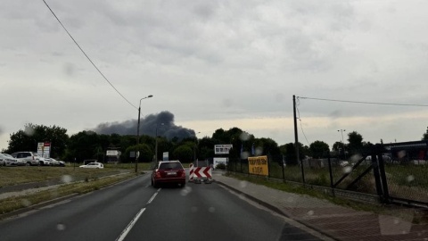 Pożar w Toruniu/fot. nadesłane