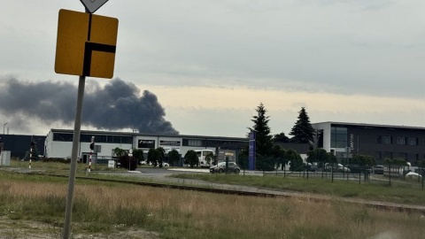 Pożar w Toruniu/fot. nadesłane