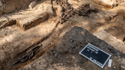 Wykopaliska archeologiczne w Borównie/fot. Instytut Pamięci Narodowej Oddział w Gdańsku/Facebook