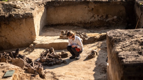 Wykopaliska archeologiczne w Borównie/fot. Instytut Pamięci Narodowej Oddział w Gdańsku/Facebook