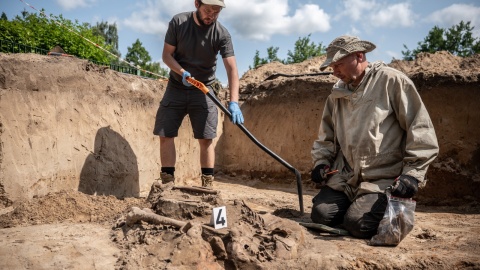 Wykopaliska archeologiczne w Borównie/fot. Instytut Pamięci Narodowej Oddział w Gdańsku/Facebook