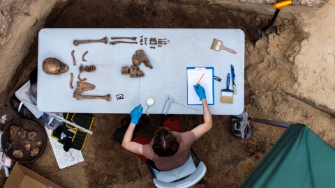 Wykopaliska archeologiczne w Borównie/fot. Instytut Pamięci Narodowej Oddział w Gdańsku/Facebook
