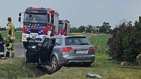 W chwili zdarzenia kierująca audi miała prawie trzy promile alkoholu. / Fot. KPP w Lipnie