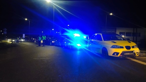 Policyjna akcja miała miejsce w piątek późnym wieczorem/fot. materiały policji