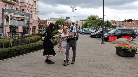 Ulotki rozdawano w centrum Bydgoszczy. / Fot. Tatiana Adonis