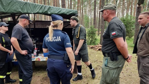 Kontrola na obozie 10. Bydgoskiej Drużyny Harcerzy „Zjawa”/fot. materiały policji