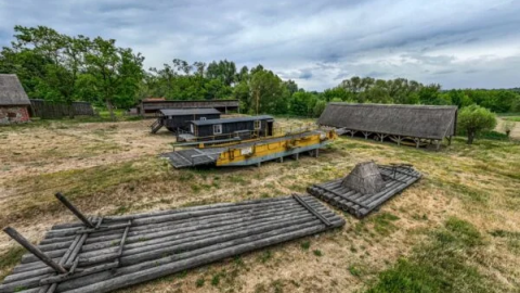 Tak prezentuje się skansen w Kaszczorku. / Fot. Muzeum Etnograficznego w Toruniu