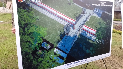 Oto nowa kładka nad torami, która powstanie zamiast tzw. Garbatego Mostku. / Fot. Michał Zaręba