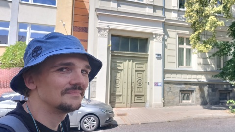 Naszym przewodnikiem po Bydgoszczy był Mikołaj Buzała/fot: Maciej Wilkowski