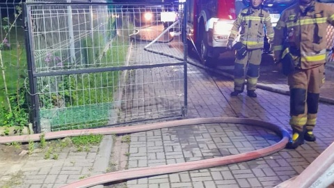W nocy palił się dom jednorodzinny w Tucznie/fot. Komenda Powiatowa Państwowej Straży Pożarnej w Inowrocławiu/Facebook