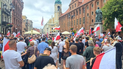 Manifestacje w Toruniu/fot. Robert Duliński