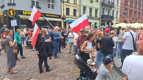 Manifestacje w Toruniu/fot. Robert Duliński