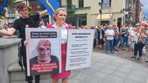 Manifestacje w Toruniu/fot. Robert Duliński
