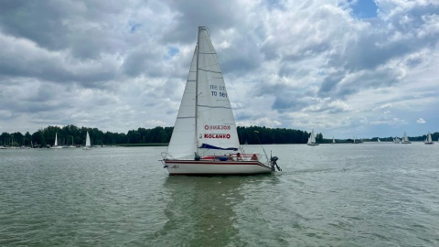 Na przystani w Romanowie rozpoczęły się „15. Regaty Żeglarskie o Puchar Burmistrza Koronowa"/fot. Izabela Langner