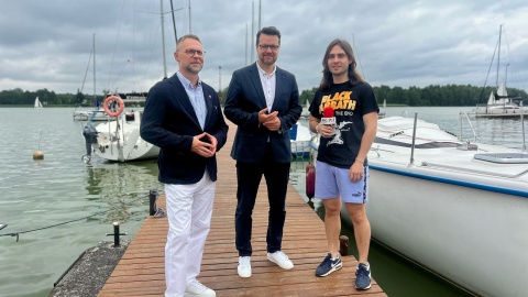 Na przystani w Romanowie rozpoczęły się „15. Regaty Żeglarskie o Puchar Burmistrza Koronowa"/fot. Izabela Langner