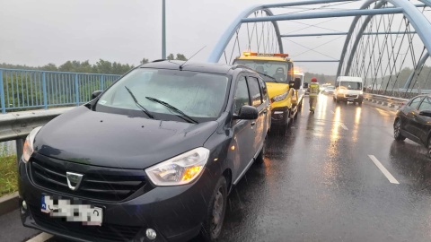 Do wypadku doszło na ul. Wyszyńskiego w Bydgoszczy. / Fot. Heron15 Pomoc Drogowa Bydgoszcz 24h Andruszczenko Krystian