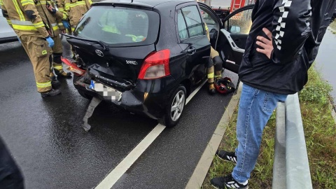Do wypadku doszło na ul. Wyszyńskiego w Bydgoszczy. / Fot. Heron15 Pomoc Drogowa Bydgoszcz 24h Andruszczenko Krystian