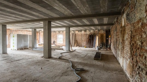 Trwa remont Młyna Górnego w Grudziądzu - powstanie tu Młyn Energii/fot. Szymon Zdziebło, tarantoga.pl dla UMWKP