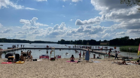 Nad Jeziorem Wierzchucińskim dzieci mogły poczuć kowbojski klimat!/fot: Natasza Trzebuchowska