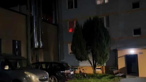Policja chwali postawę osoby, która zgłosiła pożar. – Jej czujność i szybka reakcja pozwoliły uniknąć tragedii – podkreśla asp. szt. Warsińska/fot. KPP w Sępólnie Krajeńskim