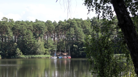 W czwartek wizytatorzy odwiedzili harcerzy nad jeziorem Białym w podbydgoskim Samociążku. Obecnie przebywa tu prawie 70-osobowa grupa z Wrocławia. To dzieci i młodzież w wieku od 9 do 18 lat/fot. Tatiana Adonis
